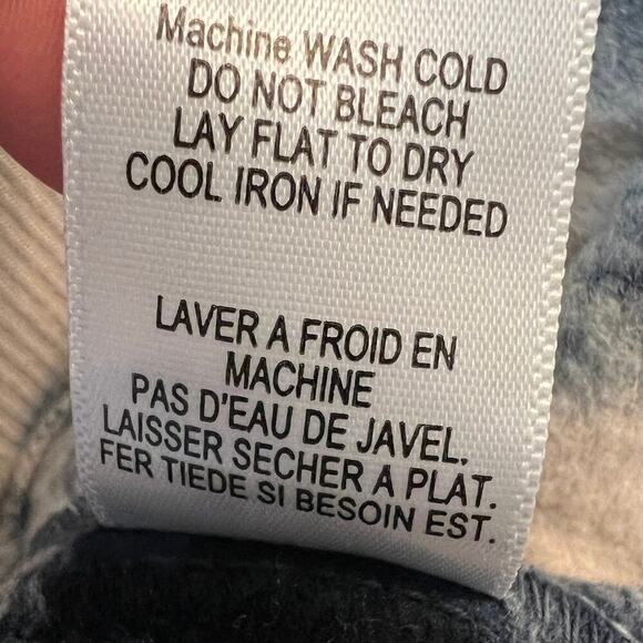 Young Fabulous & Broke Tie Dye Navy & Cream Soft Sweatpants Joggers Size L - Picture 10 of 10